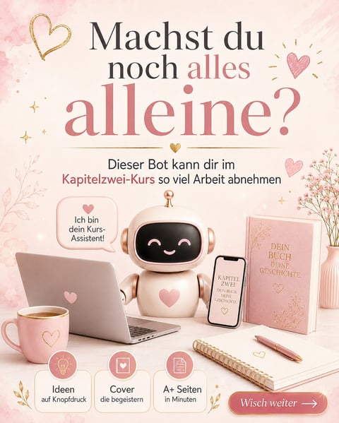 KapitelZwei Bot: KI-Assistent für Buch-Cover und Ausmalbilder
